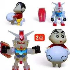 ★【クレヨンしんちゃん＋ガンダム】　２点　サイズは画像参照　おまとめ割引大歓迎