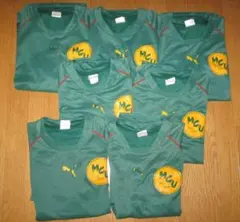 入手困難！PUMA(プーマ)のMCUのユニフォーム7枚セット　　　　　グリーン