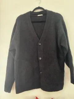 GU ダークグレー カーディガン Lサイズ