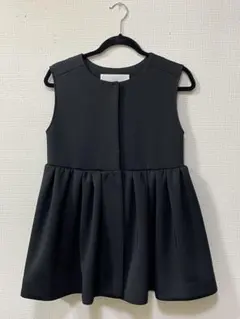 【新品未使用】24SS Whim Gazette ぺプラム ダンボールジレ