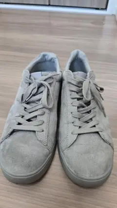 GLOBAL WORK グレー スニーカー スエード 27cm