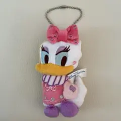 ディズニーリゾート　デイジー　ぬいぐるみバッジ　キーホルダー