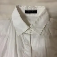 コムサイズム　ホワイトシャツ S 綿100%
