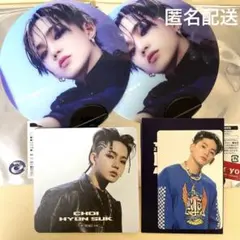 ヒョンソク treasure カフェ ペンミ 会場特典トレカ うちわ コースター