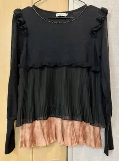 【新品未使用】アースミュージック＆エコロジー プルオーバー 長袖トップス 黒 S