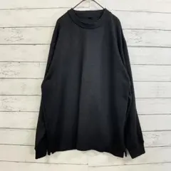 ユニクロ スウェット XL グレー 冬 メンズ オーバーサイズ ストレッチ