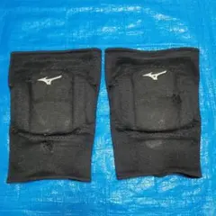 MIZUNO バレーボール用サポーター 膝用 ブラック×ホワイト