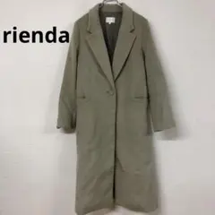 z-737 rienda ベージュ ロングコート Sのサムネイル