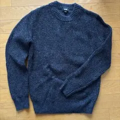 UNIQLO ダークブルー クルーネックセーター S