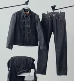 リーバイス 2025新作 黒 大戦size:XL 501 W34 リジット