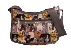 レスポートサック　パピーパーク　ショルダーバッグ　犬柄