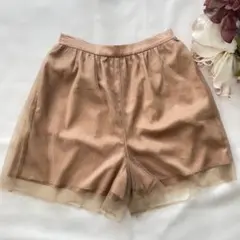 スナイデル チュールショートパンツ F オレンジベージュのサムネイル