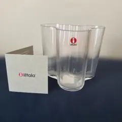 未使用新品・iittala AALTO 花瓶 クリアガラス　95㎜のサムネイル
