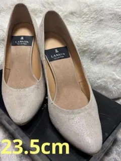 【LANVIN 】ポインテッドトゥ ハイヒール（ベージュ）のサムネイル