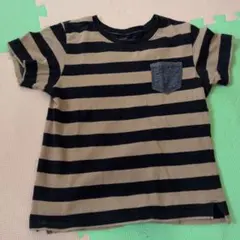 GLOBAL WORK ボーダーTシャツ 140cmのサムネイル