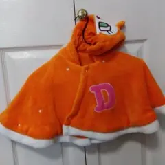ドキンちゃん　フード付き　ポンチョ 70〜80cm以下