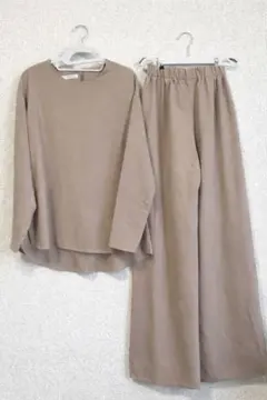 DAON ベージュ ブラウン セットアップ 卒園式 卒業式 入園式 入学式 M