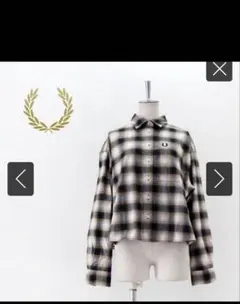 FRED PERRY フレッドペリー レディース ブラッシュドチェック シャツのサムネイル