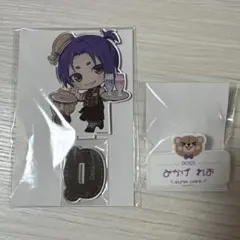 ブルーロック　ファボテリア　玲王　アクリルスタンド　ネームバッジ