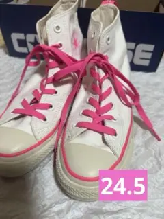 24.５㎝　Converse Xgirlコラボハイカットスニーカー