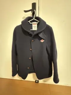 DANTON ネイビー ボタン付きコート サイズ36