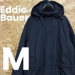 ★Eddie Bauer★ダウンコート★フード★M相当★黒★