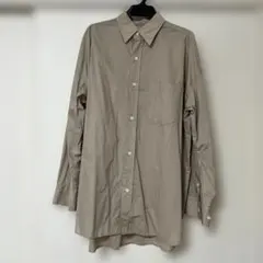 長袖シャツ ベージュ レディースのサムネイル