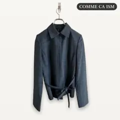 zC1381【M】COMME CA ISM ノーカラージャケット テーラードのサムネイル