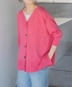 未使用スピック&スパン ICECOTTON 2wayオーバーサイズカーディガン