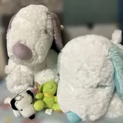 スヌーピーぬいぐるみとマスコットのセット