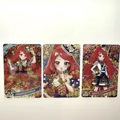 ひみつのアイプリ　リング５だん　サクラ　3枚セット