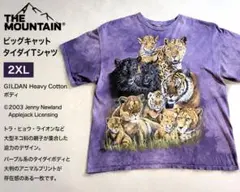 THE MOUNTAIN ビッグキャット タイダイTシャツ 2XL
