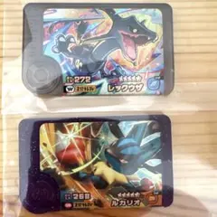 ポケモンフレンダピック　ルカリオ、レックウザ　黒