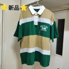 (新品)BACK NUMBER、ポロシャツ、ラガーシャツ、半袖、Tシャツ、メンズのサムネイル