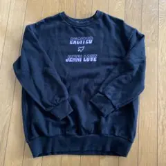 Jenni Love ジェニィラブ　黒　トレーナー　150
