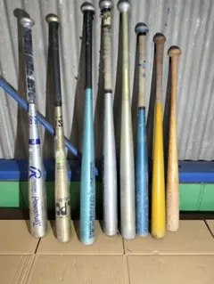 軟式野球バット 3本セット Mizuno SSK Rawlings - メルカリ