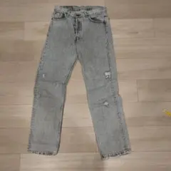 LEVIS 501ダメージ加工デニムpowellbalenciaga