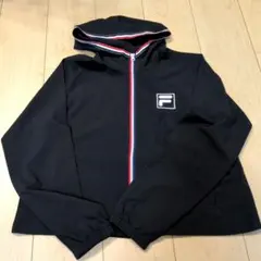 FILA フード付き薄手ジャンバー Mサイズ ブラック