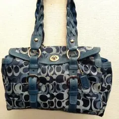 COACH コーチ シグネチャー ショルダーバック 革 バッグ カバン