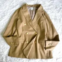 Spick&Span◇ミラノツイルピークドカラージャケット 金ボタン ダブル Mのサムネイル