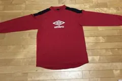 umbro 赤 長袖 サッカーピステ Lのサムネイル