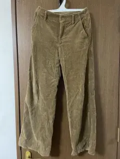 コーデュロイパンツ ワイドパンツ