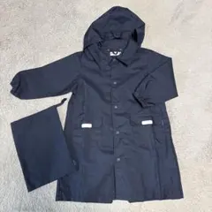 ミキハウス　レインコート　紺　Mサイズ