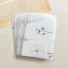 ハンドメイド 平袋 10枚 フラワー ラッピング おすそ分け