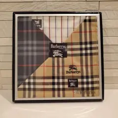 【訳あり】Burberrys チェック柄ハンカチ 3枚セット