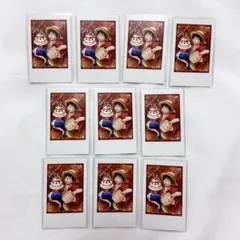 ONE PIECE チェキ風カード　ルフィ　まとめ売り　バレンタイン　限定　特典 ONE PIECE チェキ風カード ルフィ まとめ売り バレンタイン 限定 特典