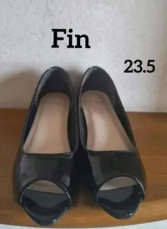 Fin オープントゥエナメルパンプスのサムネイル