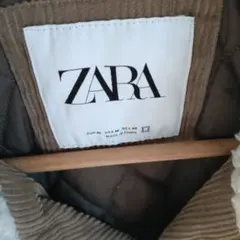 ZARA　コーデュロイボアジャケット ベージュ