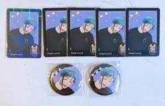 ツイステ　フェス　缶バッジ　カード　フロイド