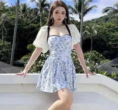 Teddyshop 体型カバー ワンピース水着